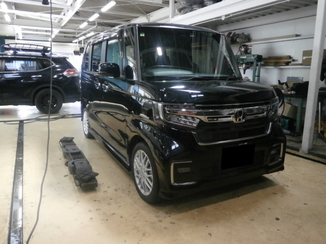 N－BOX 下廻りの錆止め塗装 アンダーコート ノックスドール施工